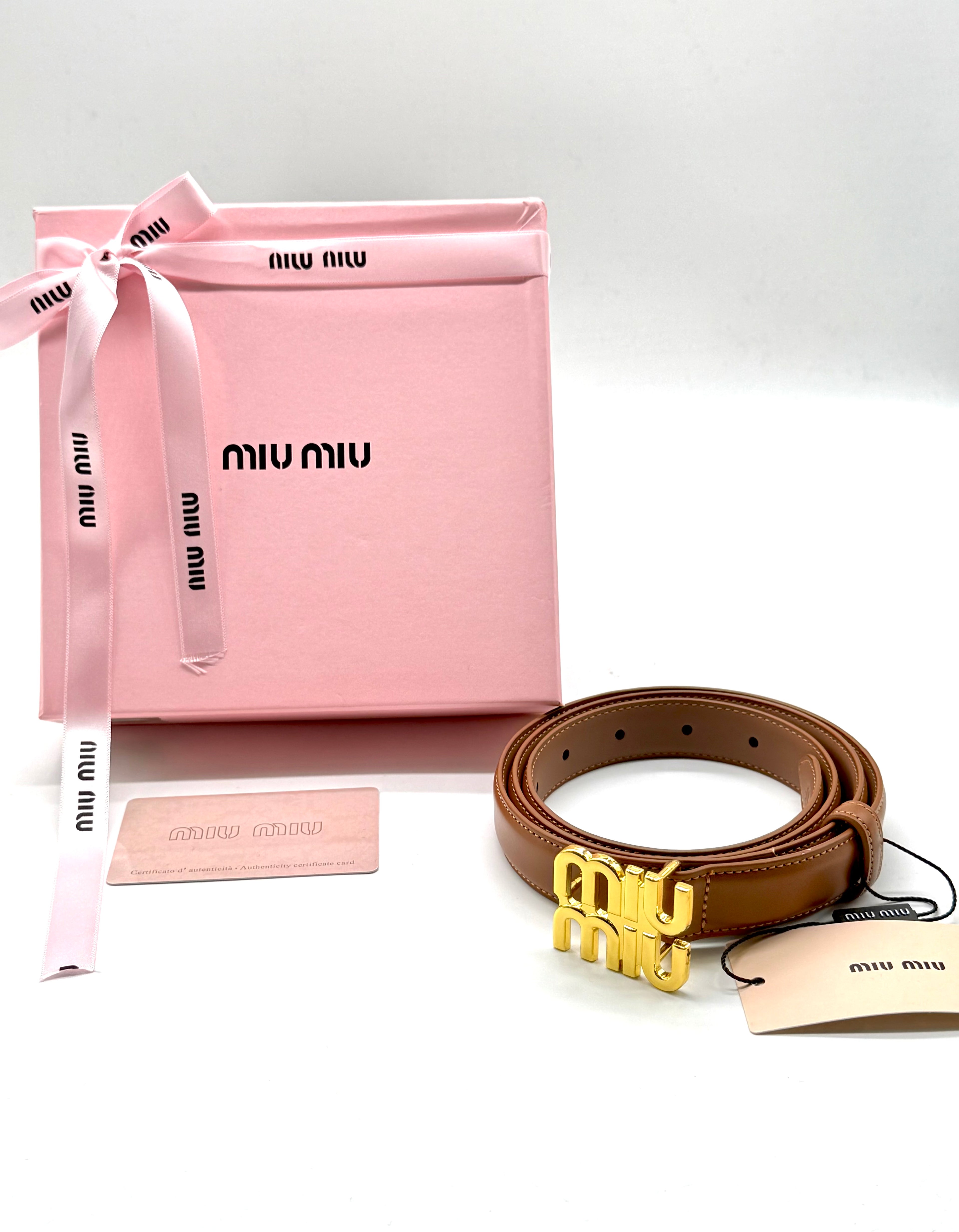 MIU MIU ζώνη no2