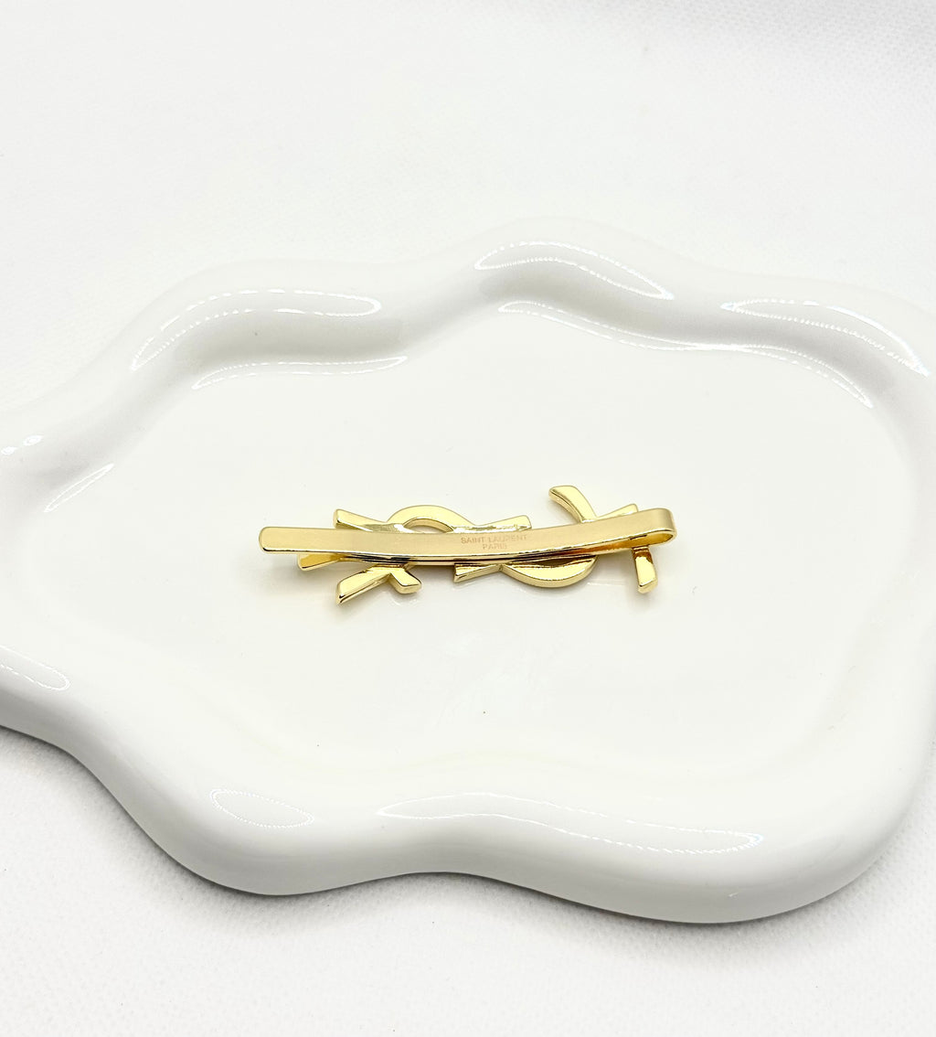 YSL hair clip