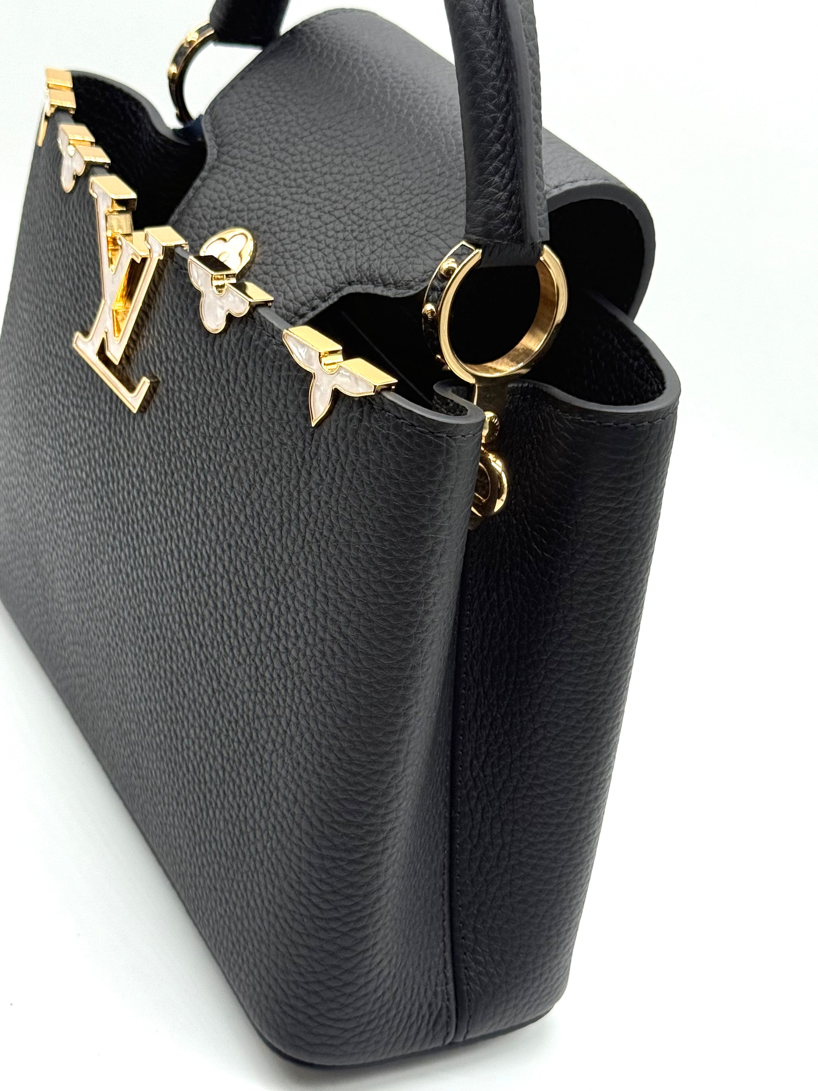 LOUIS VUITTON CAPUCINES FLOWER BLACK