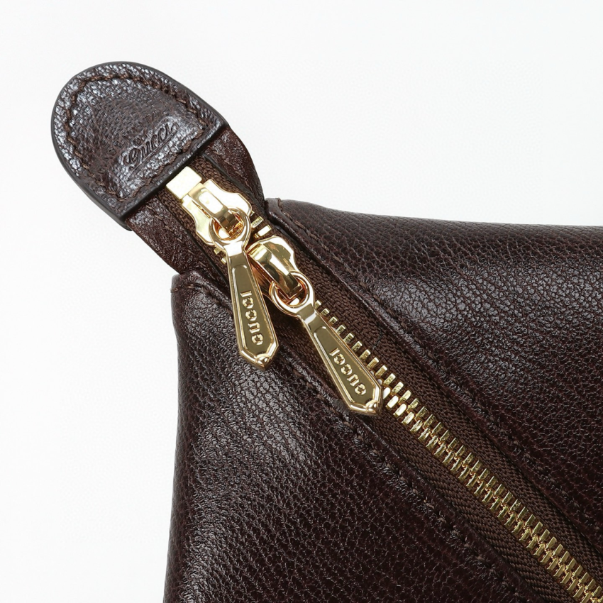 Gucci brera large dark brown