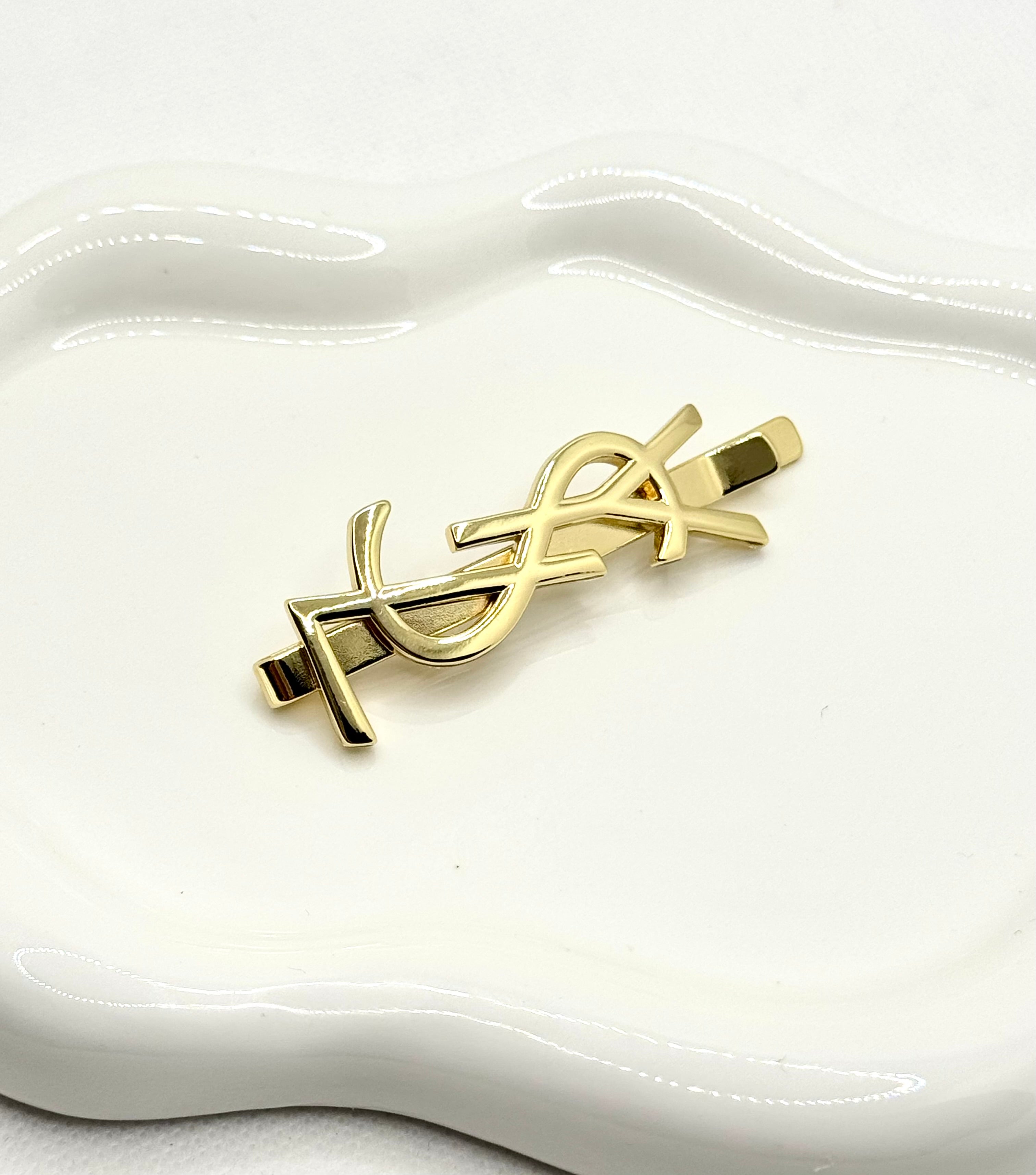 YSL hair clip