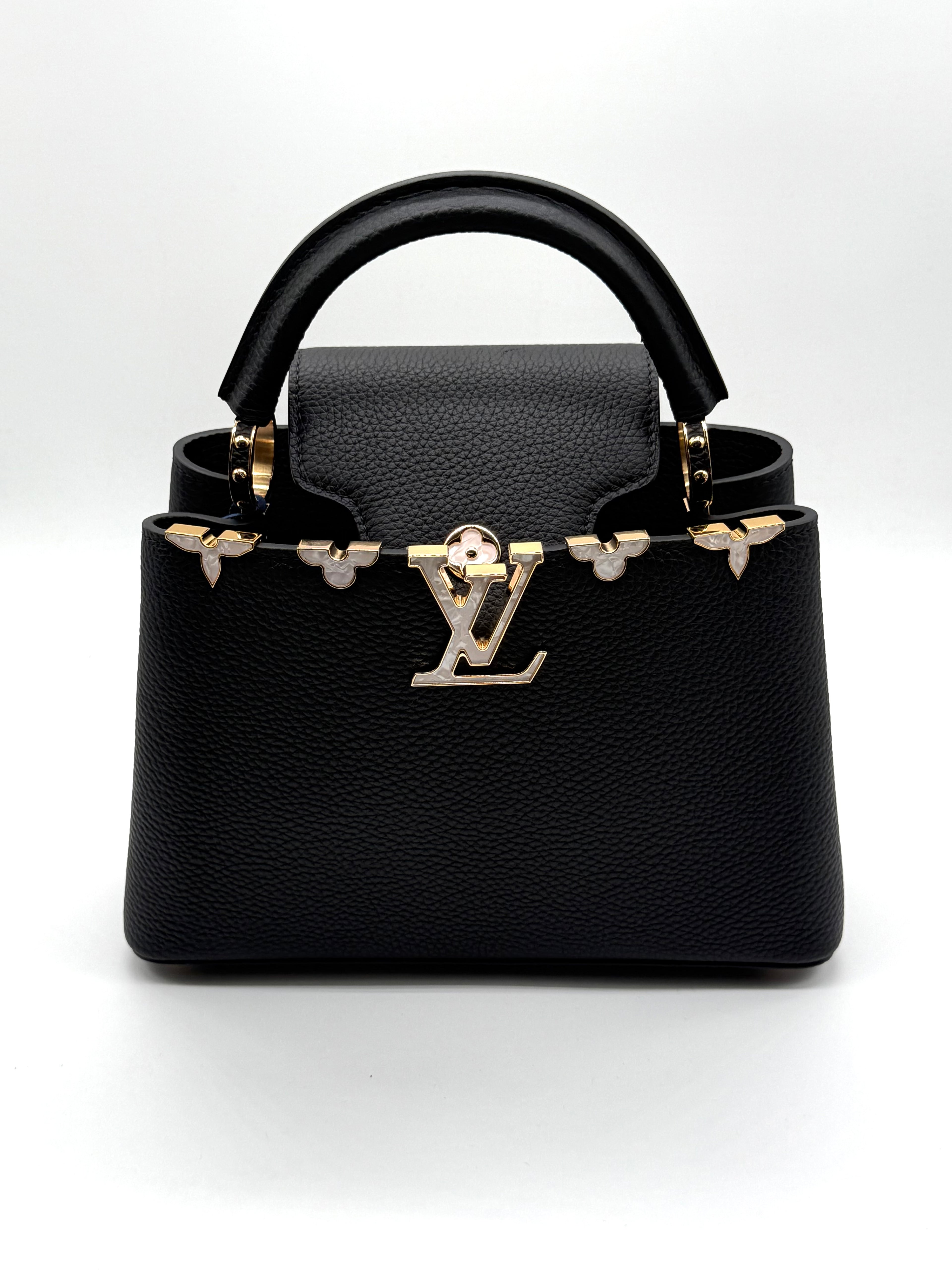 LOUIS VUITTON CAPUCINES FLOWER BLACK