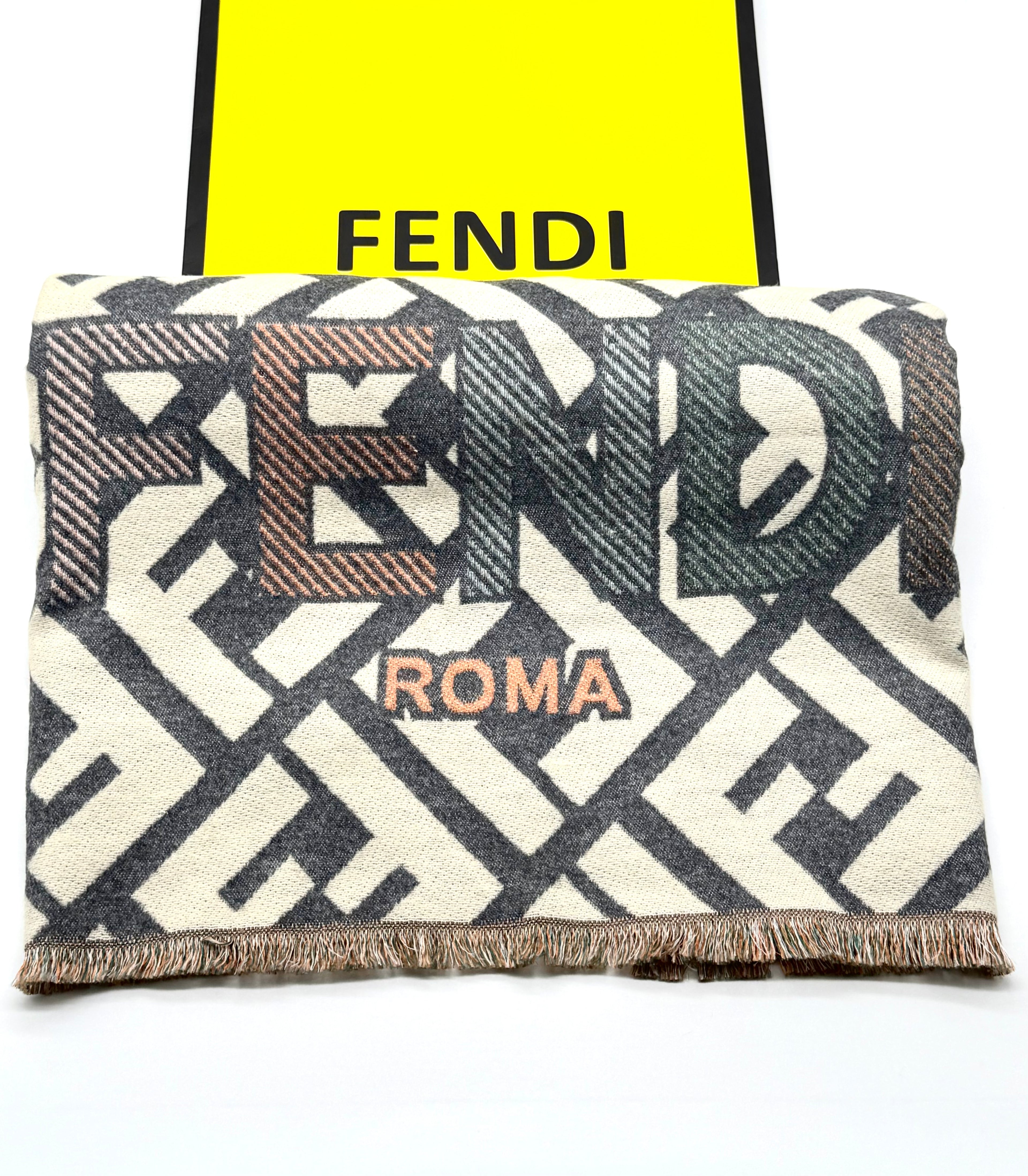 Fendi cashmere εσάρπα no3