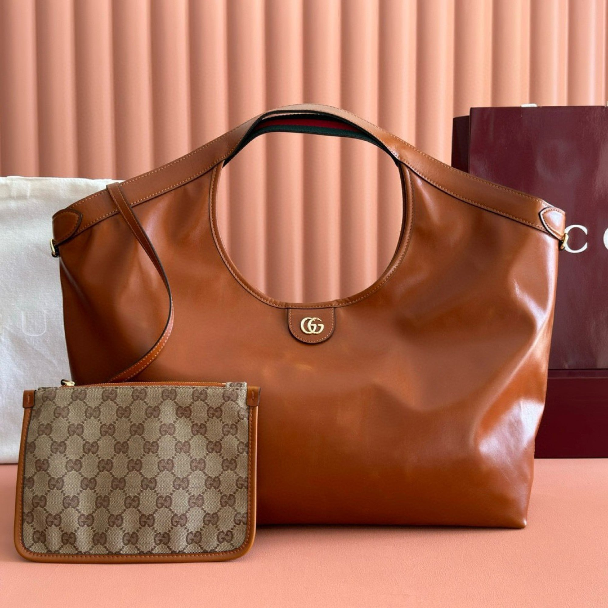 GUCCI GIGLIO BROWN