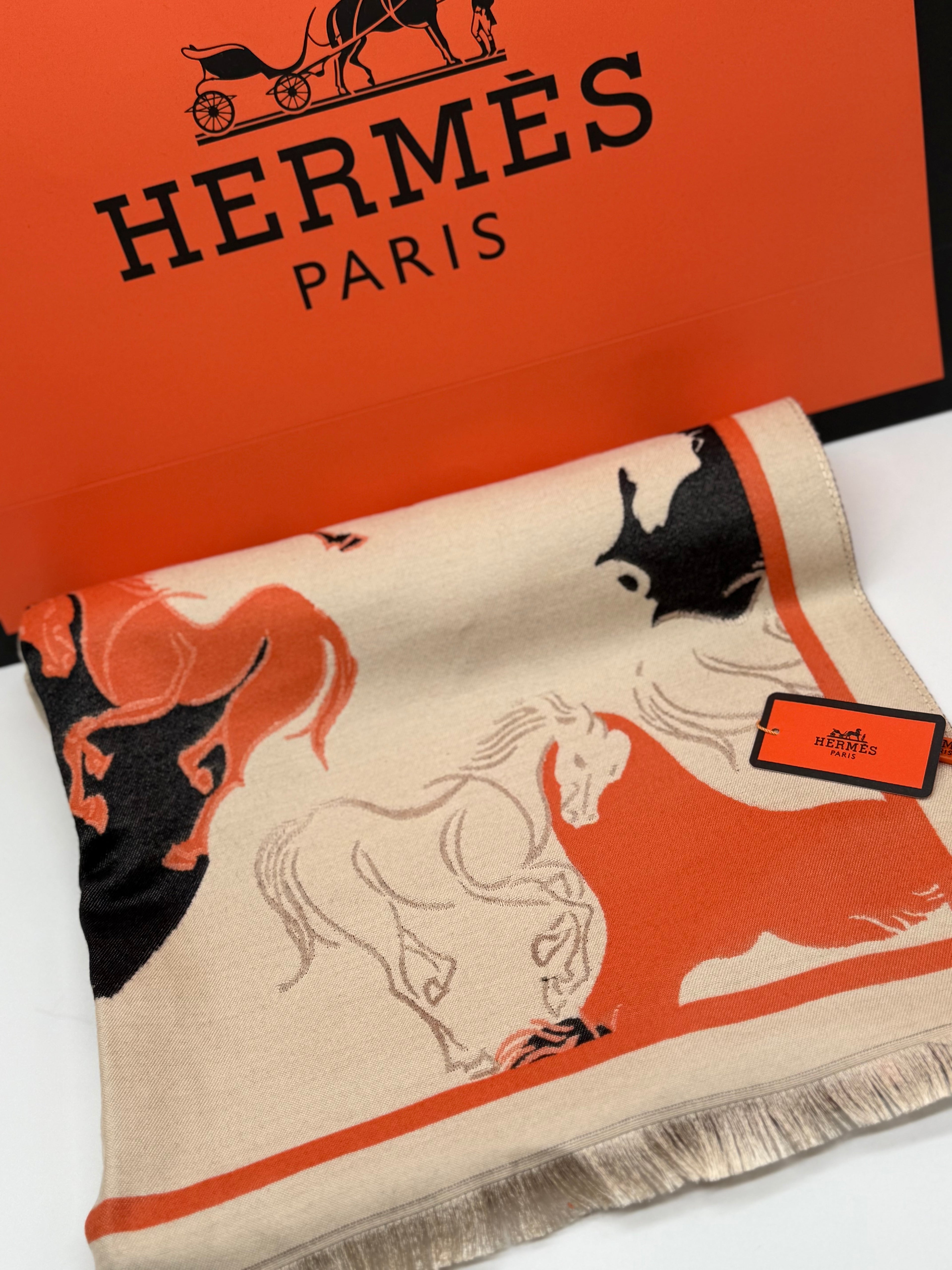 Hermes cashmere εσάρπα no3