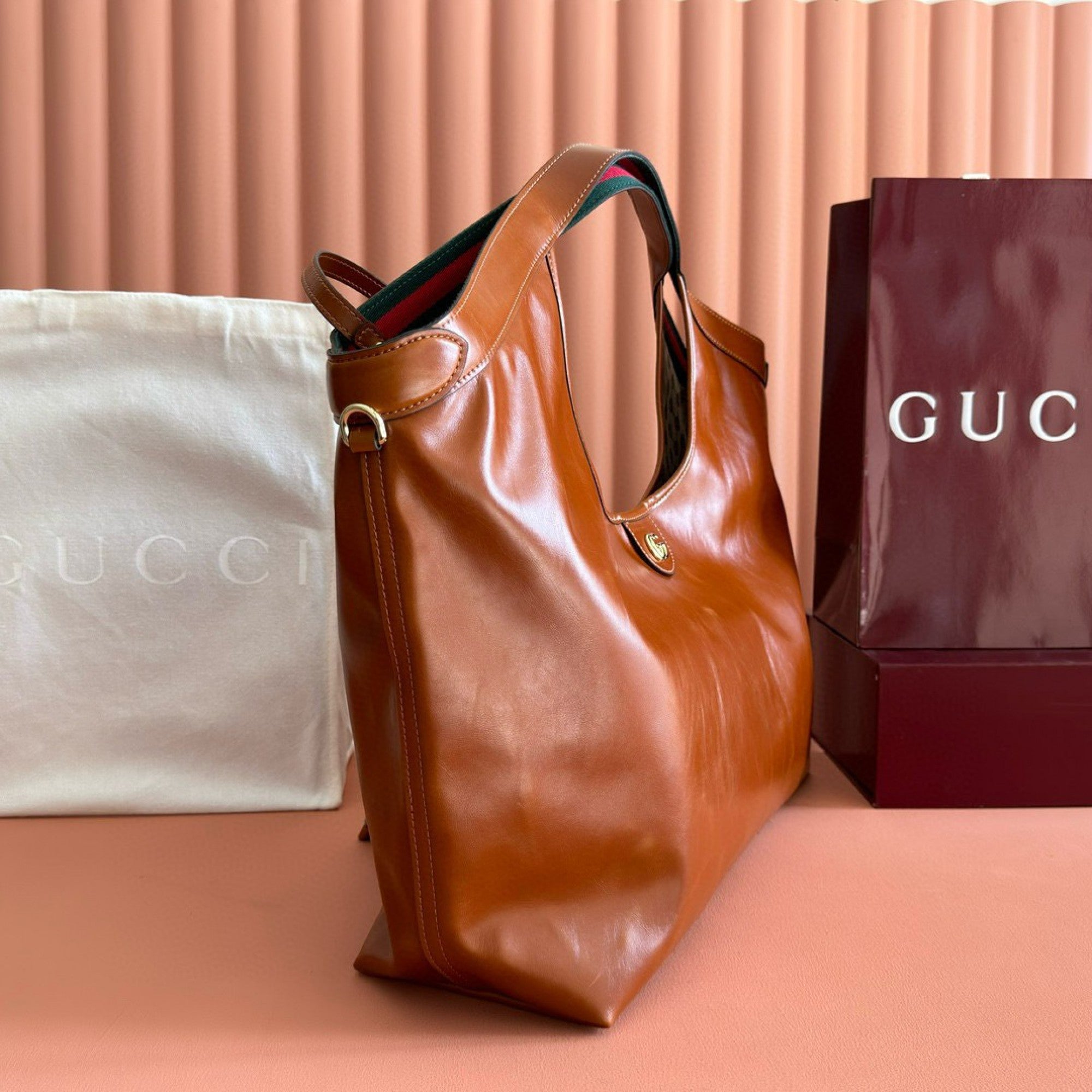 GUCCI GIGLIO BROWN