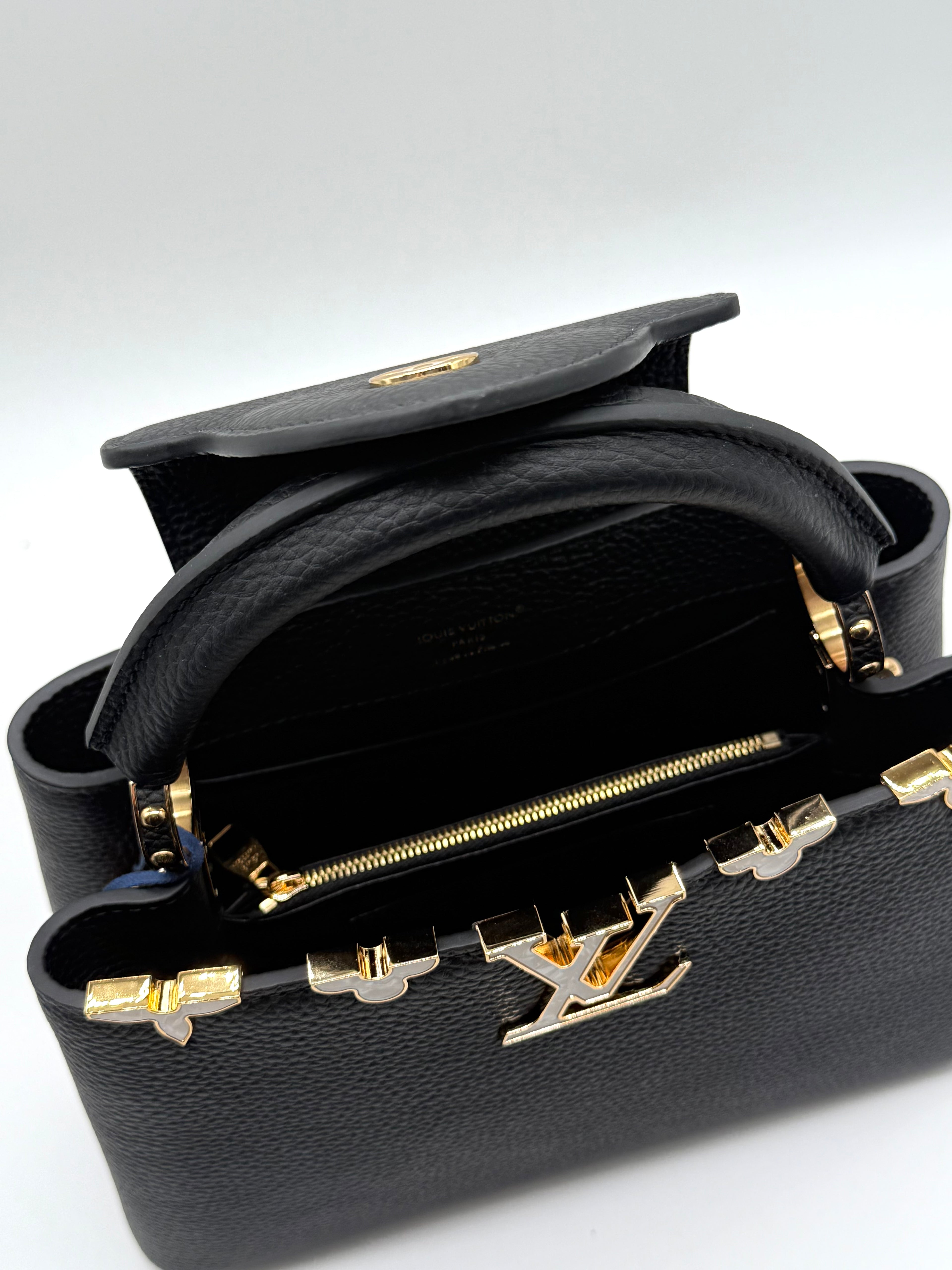 LOUIS VUITTON CAPUCINES FLOWER BLACK
