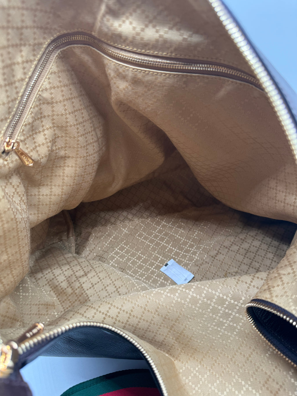 Gucci brera large dark brown