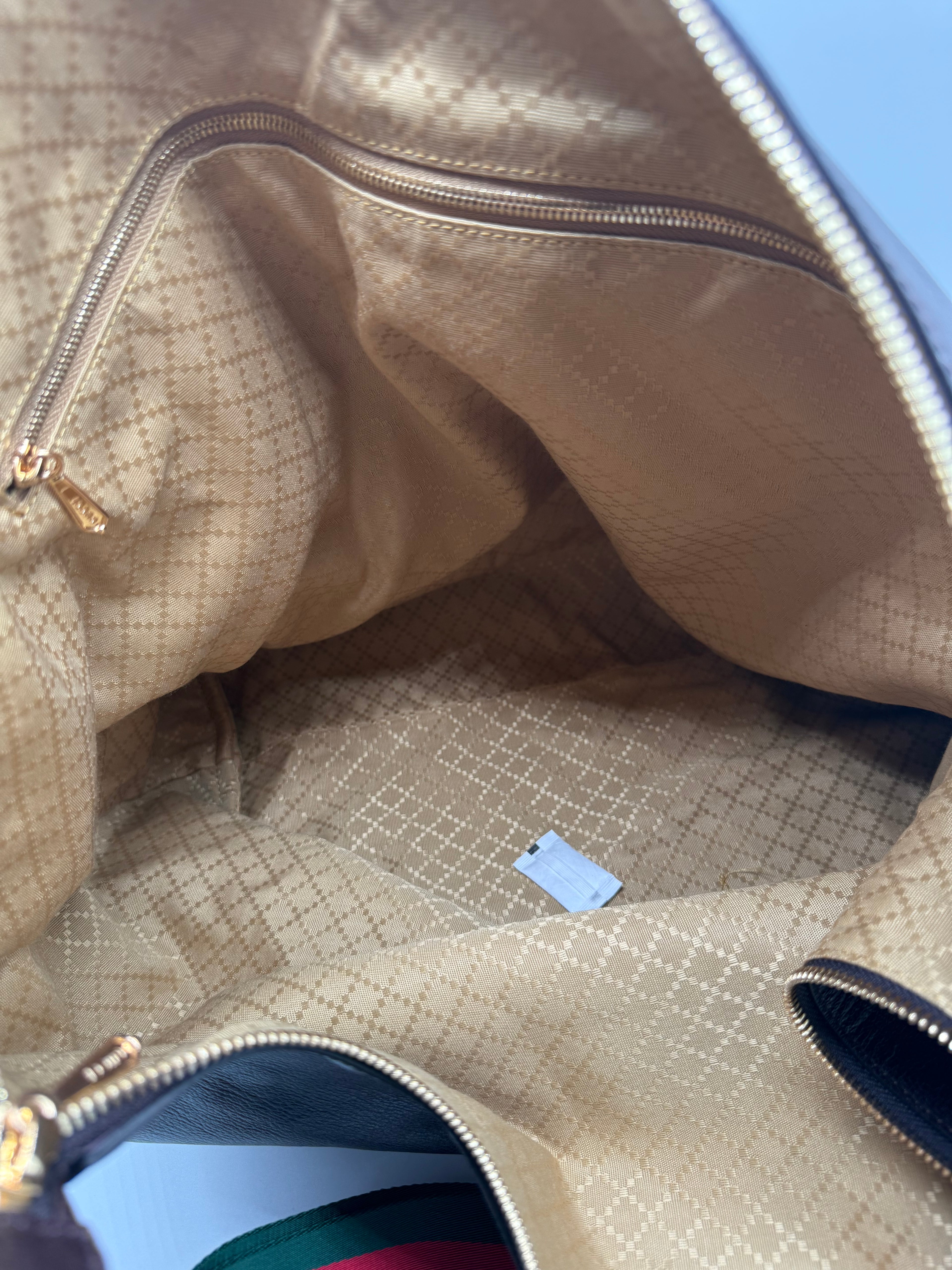 Gucci brera large dark brown
