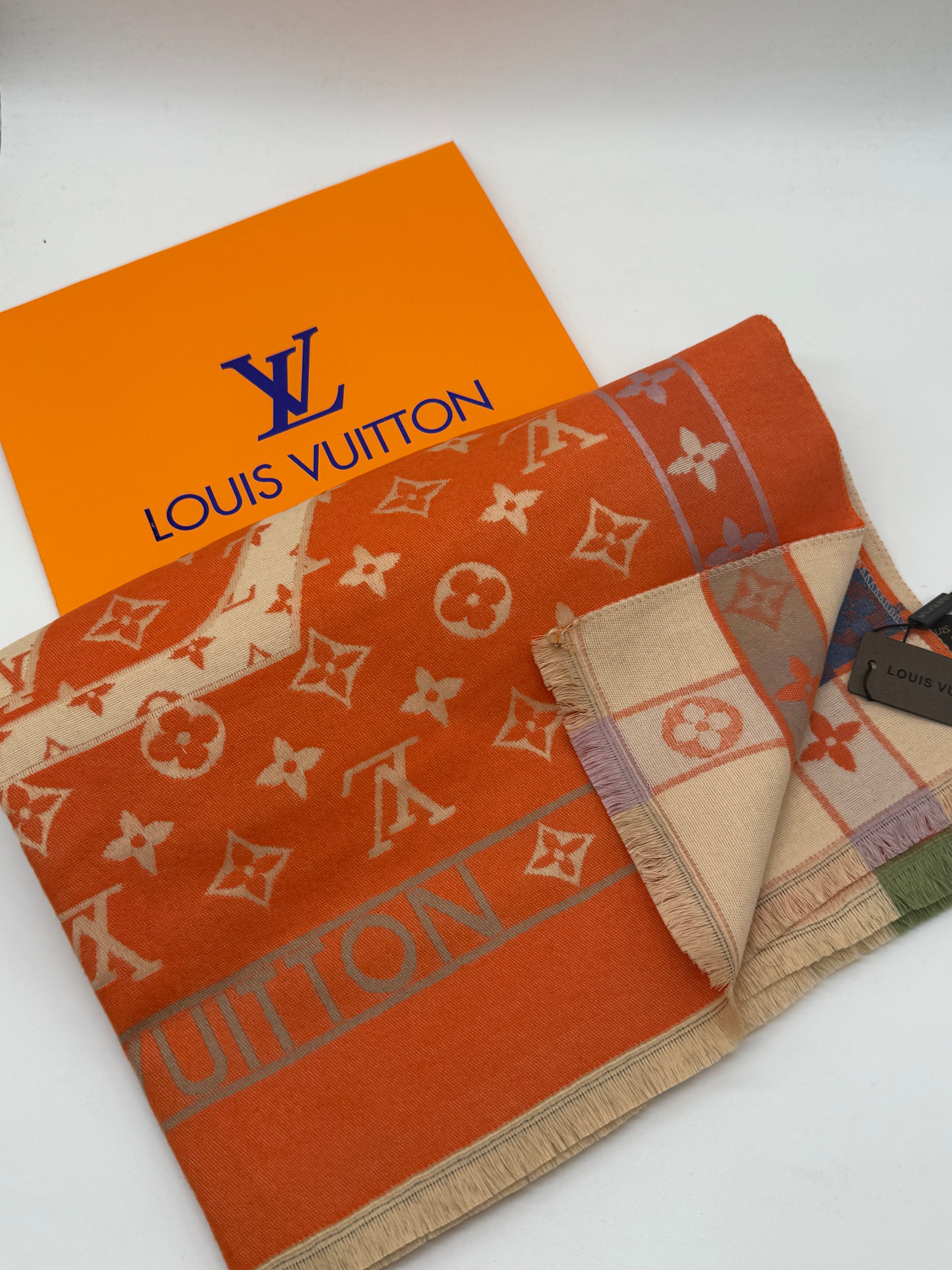 LV εσάρπα cashmere no8