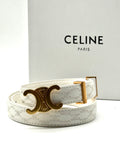 Celine ζώνη white