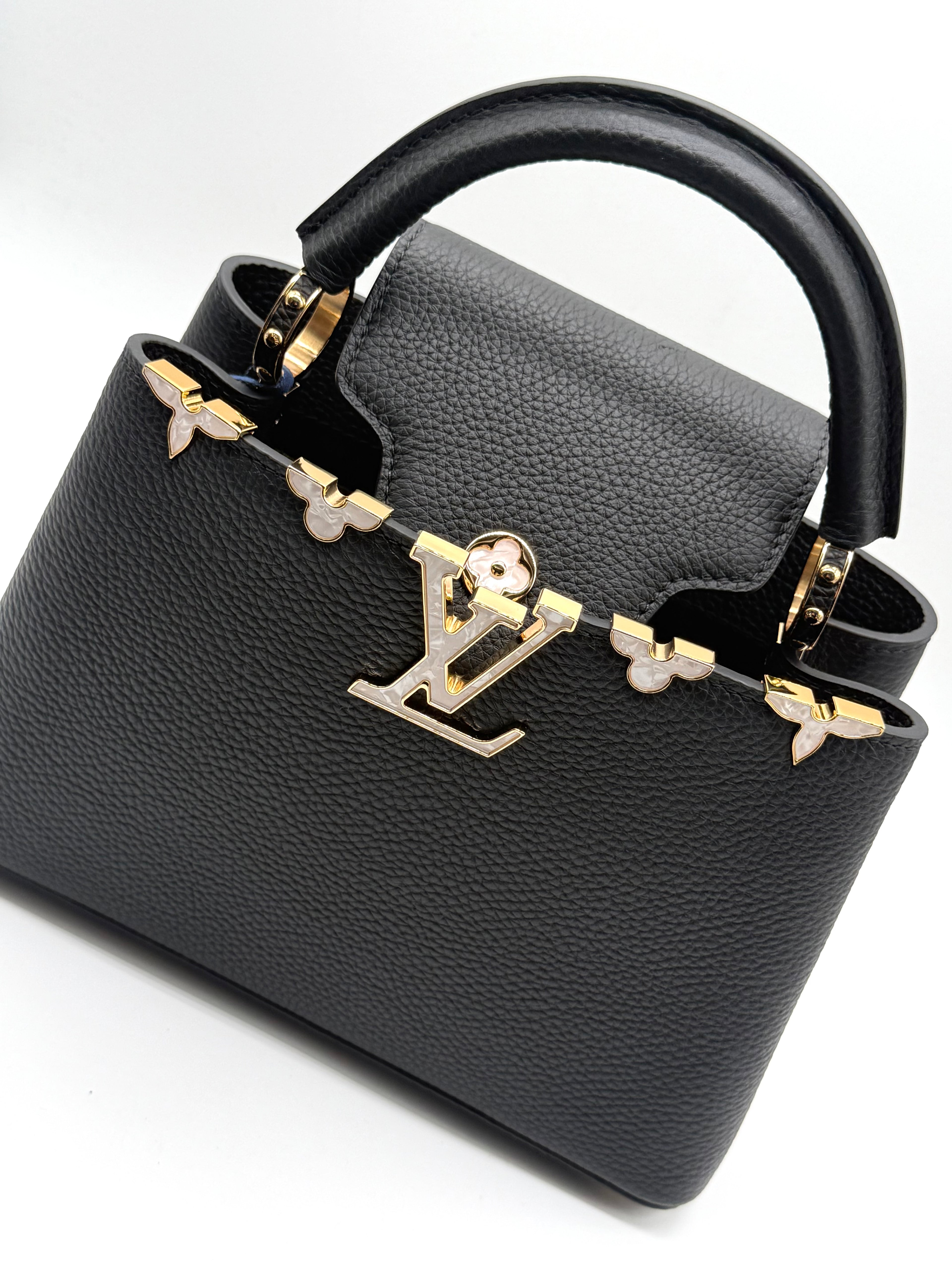 LOUIS VUITTON CAPUCINES FLOWER BLACK