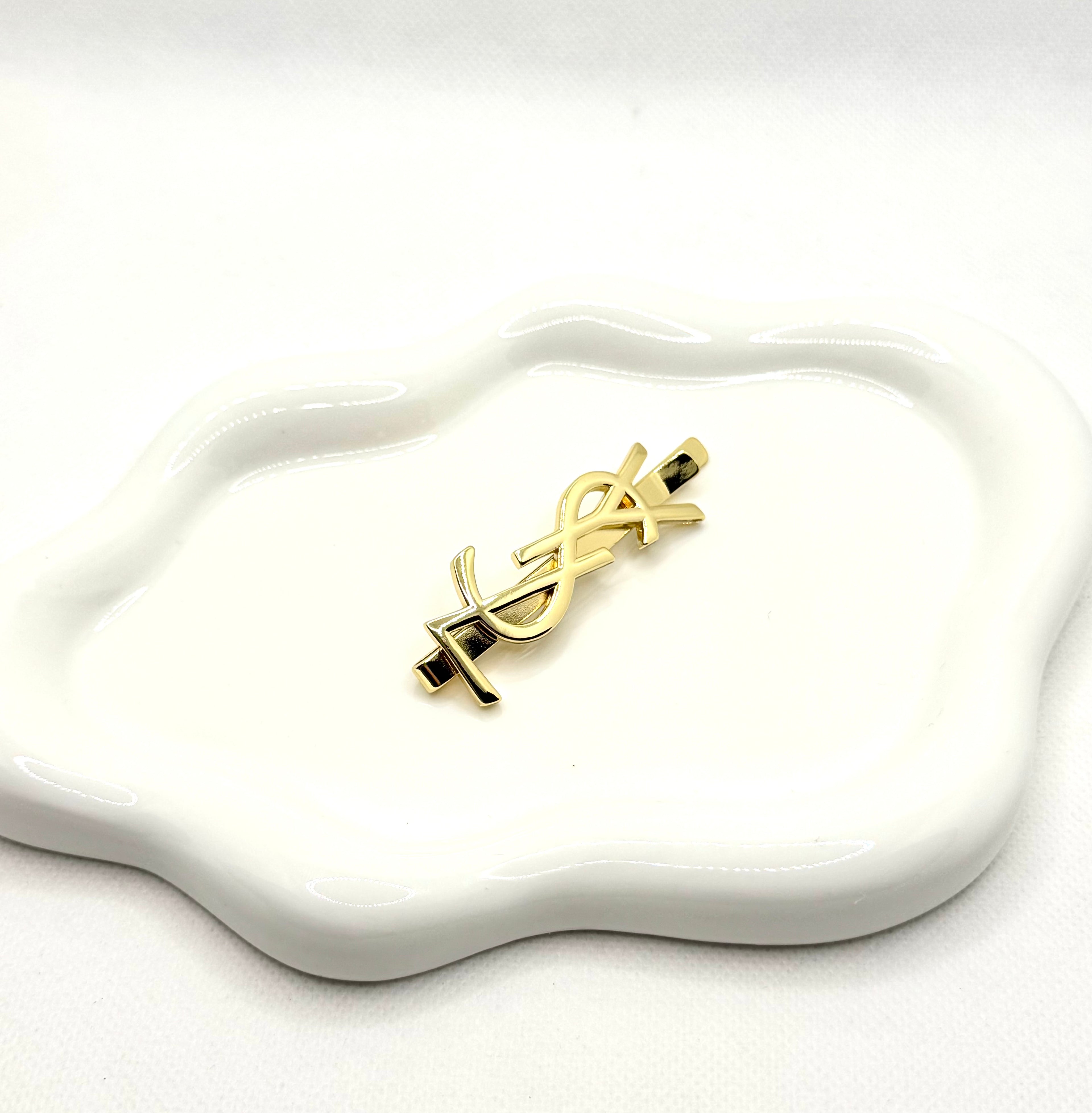 YSL hair clip