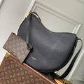 LV low key cookie leather black