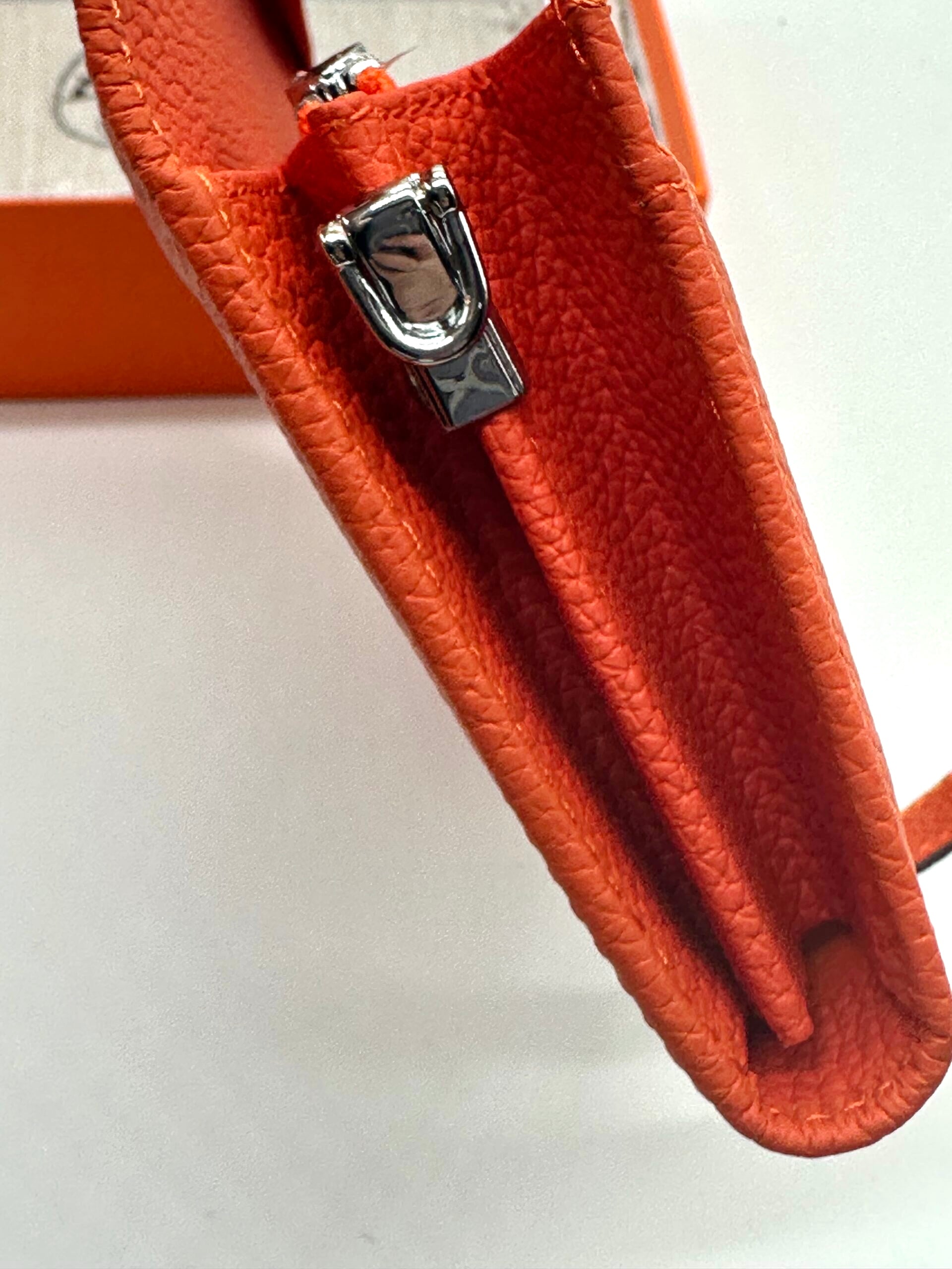 Hermes wallet orange