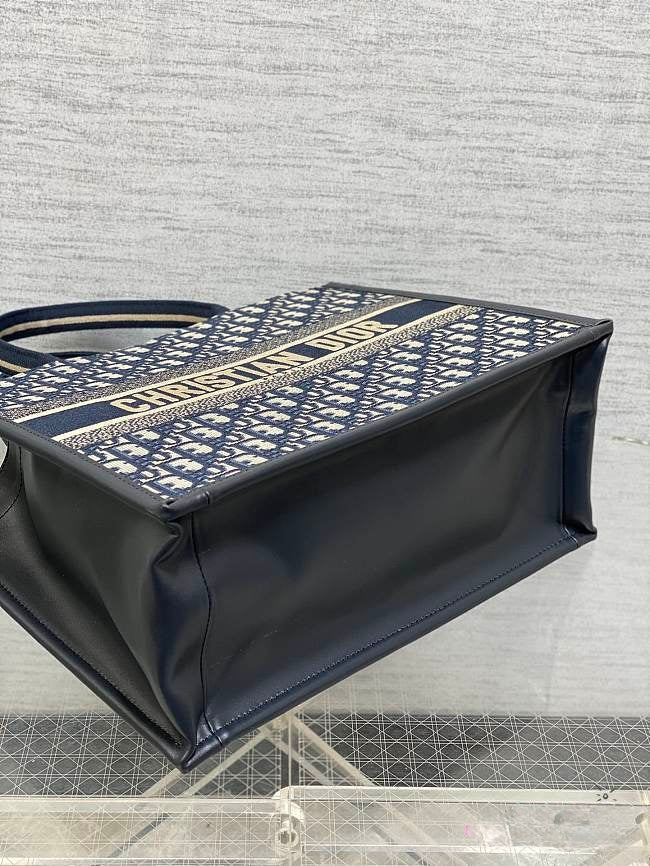 Dior book tote bag canvas-leather