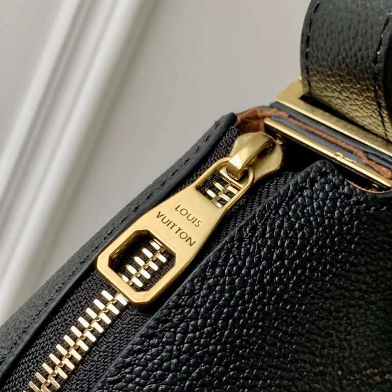LV low key cookie leather black
