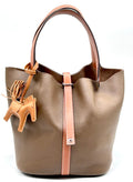 Hermes picotin leather brown-taba