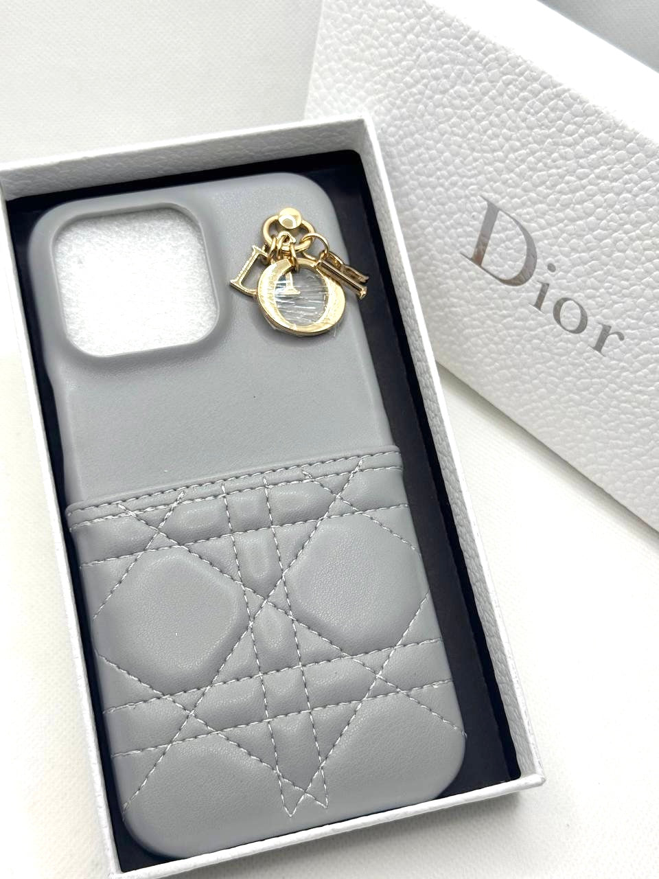 DIOR IPhone CASE GREY