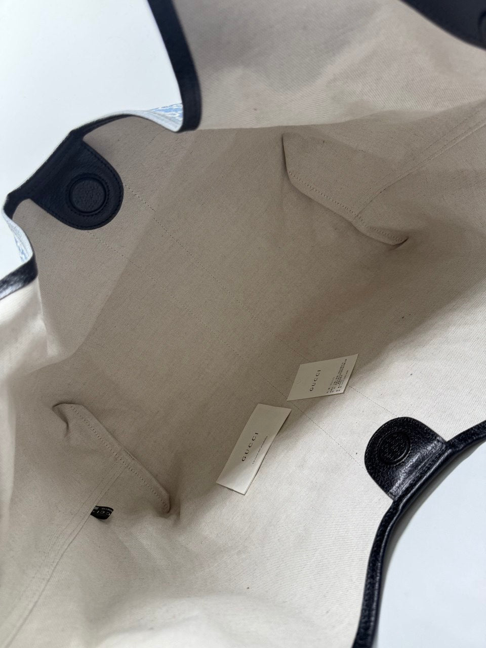 Gucci giglio large tote bag blue