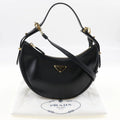 Prada arque leather black
