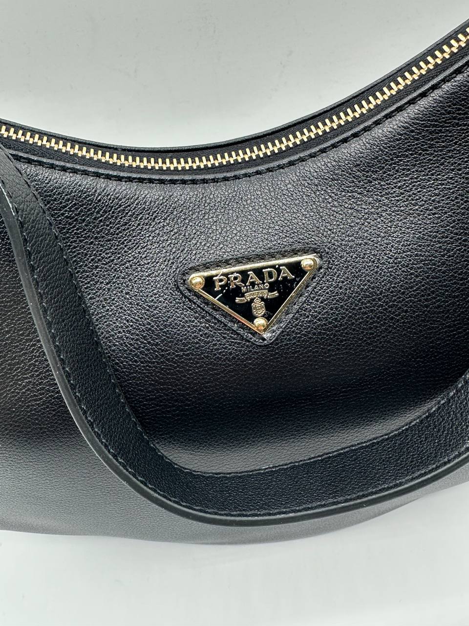 Prada arque leather black