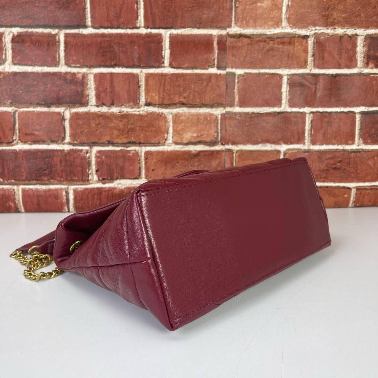 YSL puffer bag bordeux