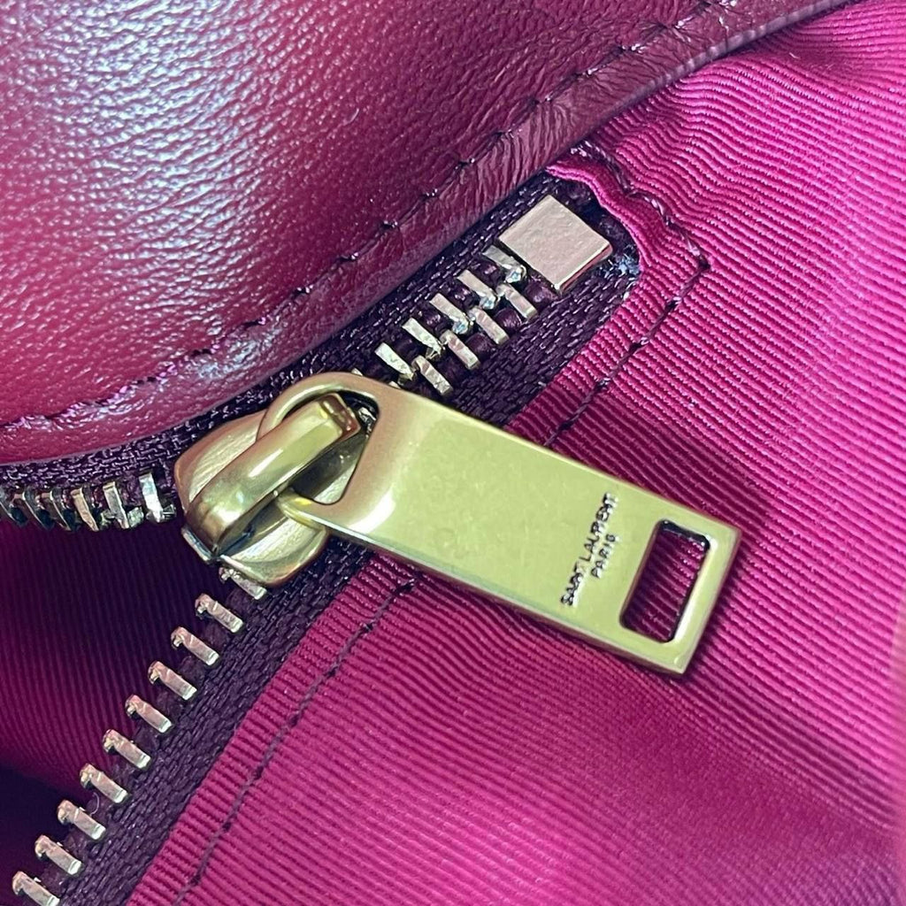 YSL puffer bag bordeux