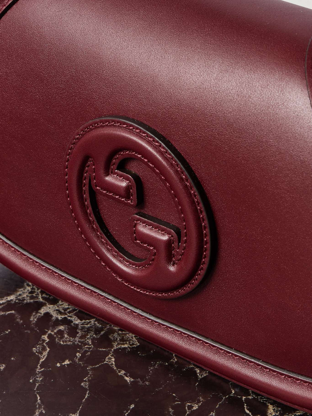 Gucci blondie handle bag burgundy