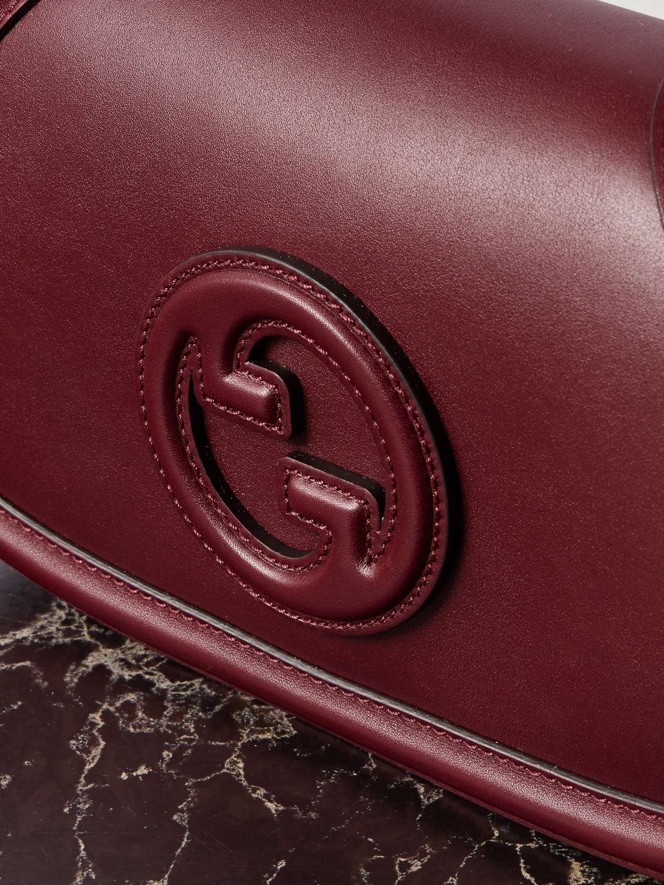 Gucci blondie handle bag burgundy