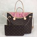 LV neverfull monogram pink