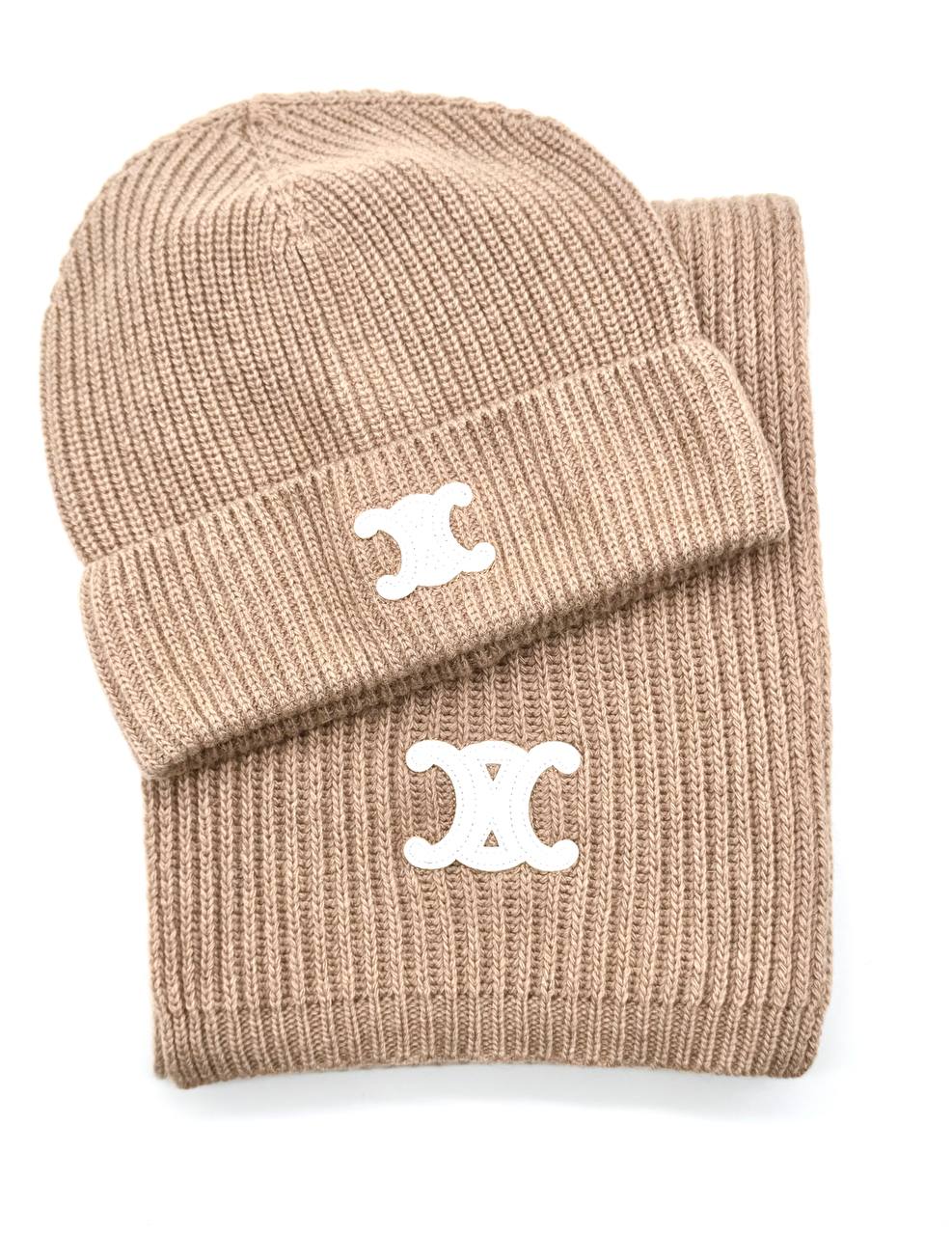 Celine set scarf&cap no3