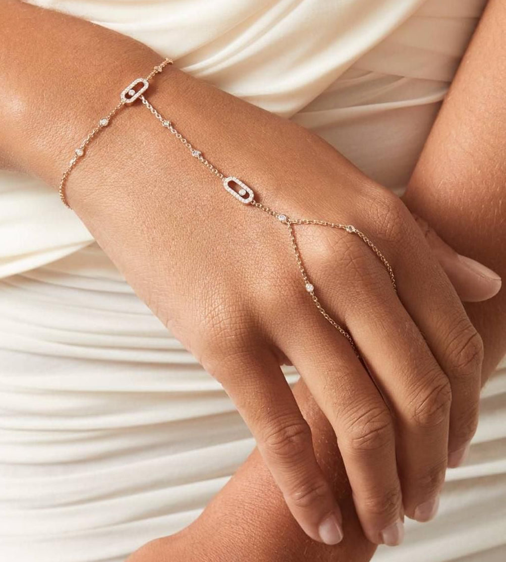 Messika bracelet ring gold